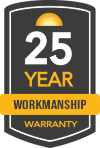 25 Year Workmanship Warranty